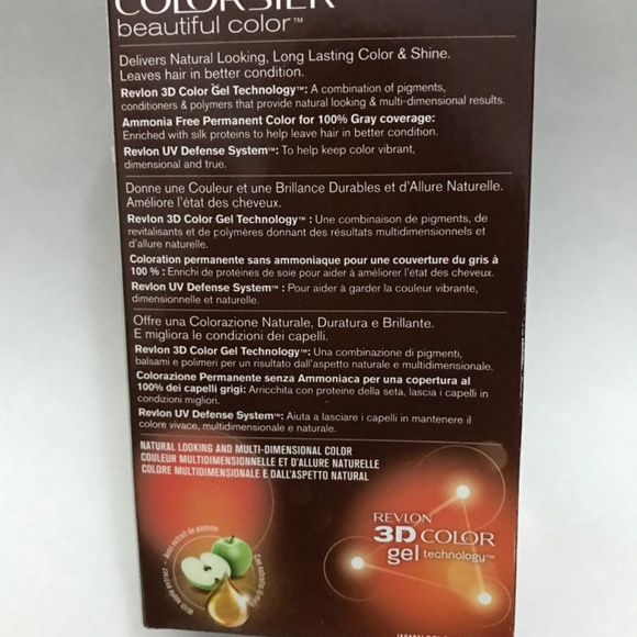 Revlon ColorSilk 3D Dark Golden Brown Color #37 - Picture 4 of 9